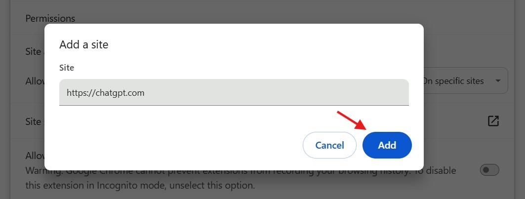 Adding-an-allowed-host